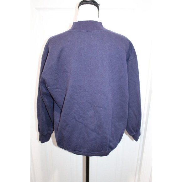 VTG GUESS JEANS USA Georges Marciano Blue Sweatshirt Spellout Dated 1989 OS - Picture 6 of 6